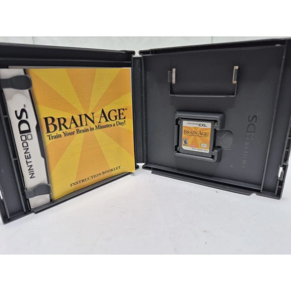 Brain Age Train Your Brain In Minutes A Day Nintendo Ds 2006 Cib Tested Euc